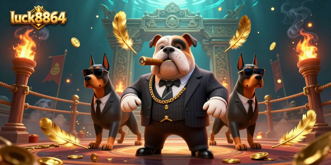 Engage with exciting luck8864 casino adventures featuring a mafia boss bulldog and Doberman bodyguards.