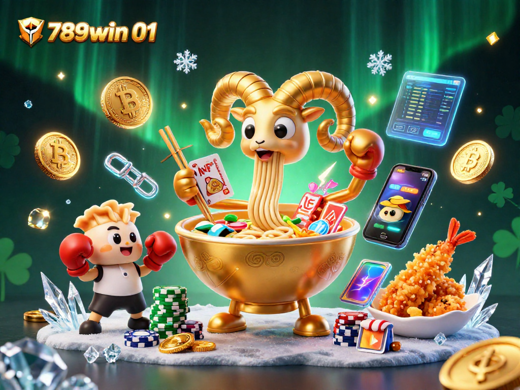 Experience thrilling games at 789win 01 with vibrant characters and dynamic crypto elements.