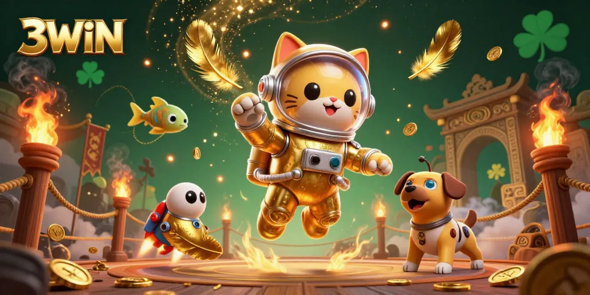 Join the thrilling action at 3WIN with golden opportunities and vibrant gaming elements.