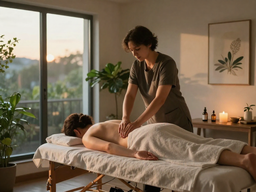 Experience premium 오산출장안마 services in a tranquil massage setting.