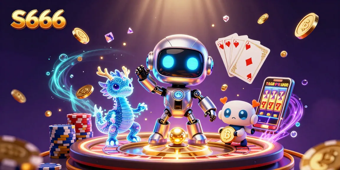 Experience thrilling gameplay at S666 with vibrant casino elements and dynamic characters.