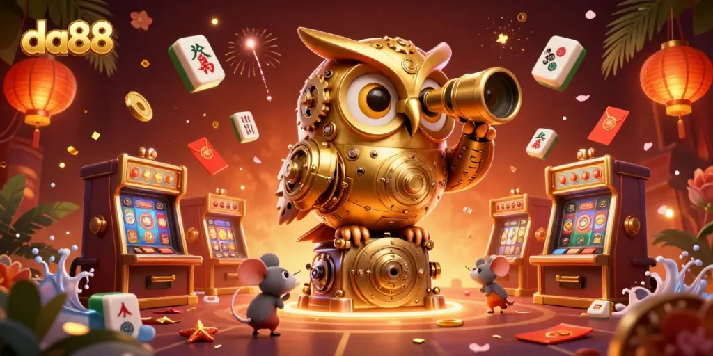Experience thrilling gameplay with da88 in a vibrant, detailed casino setting