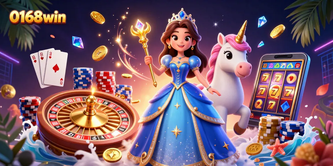 Experience enchanting gaming at 0168win with a beautiful theme of royalty and luck.