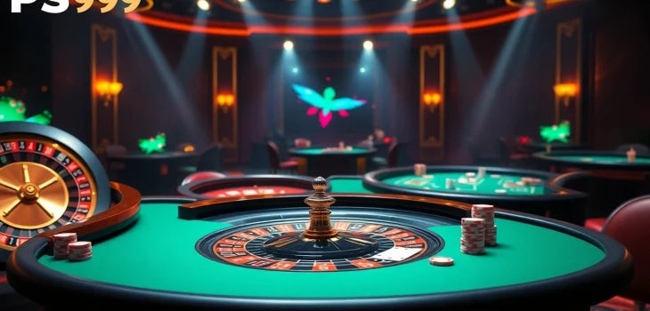 Experience excitement at Nhà cái PS99 with vibrant casino tables and thrilling gameplay.