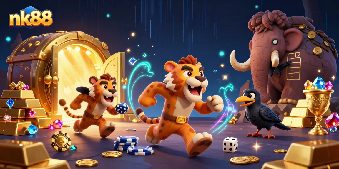 Play thrilling games at nk88, where a prehistoric casino comes to life with excitement!