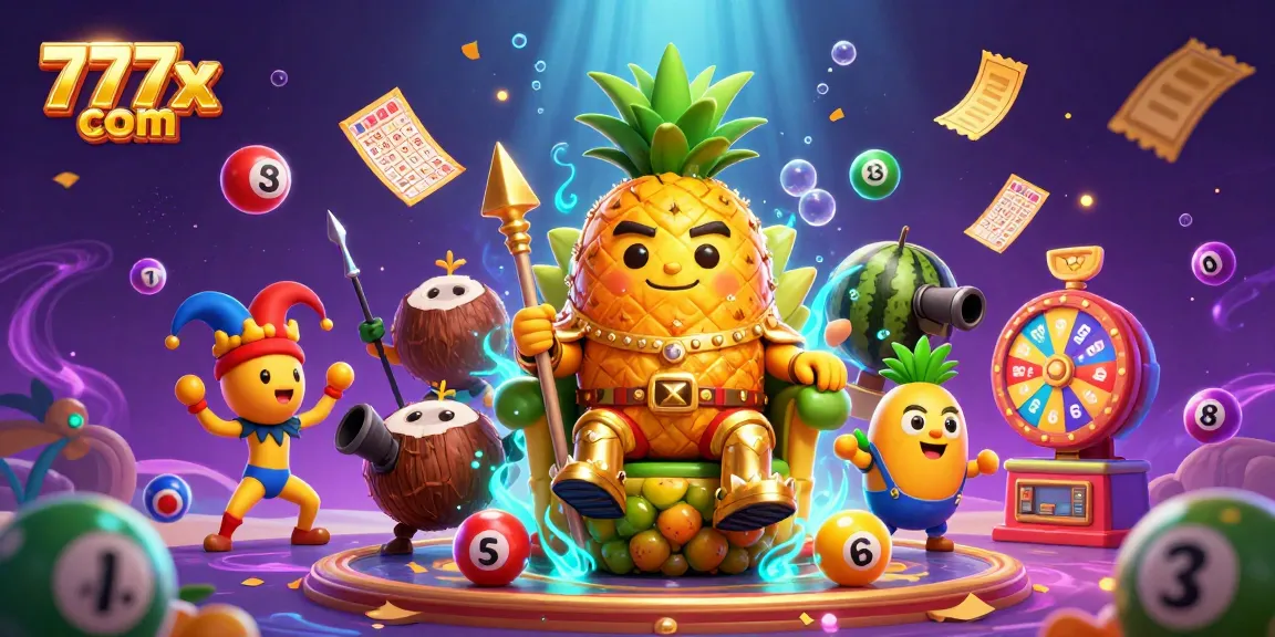 Engage with exciting gameplay at 777x com featuring the pineapple king and vibrant gaming elements.
